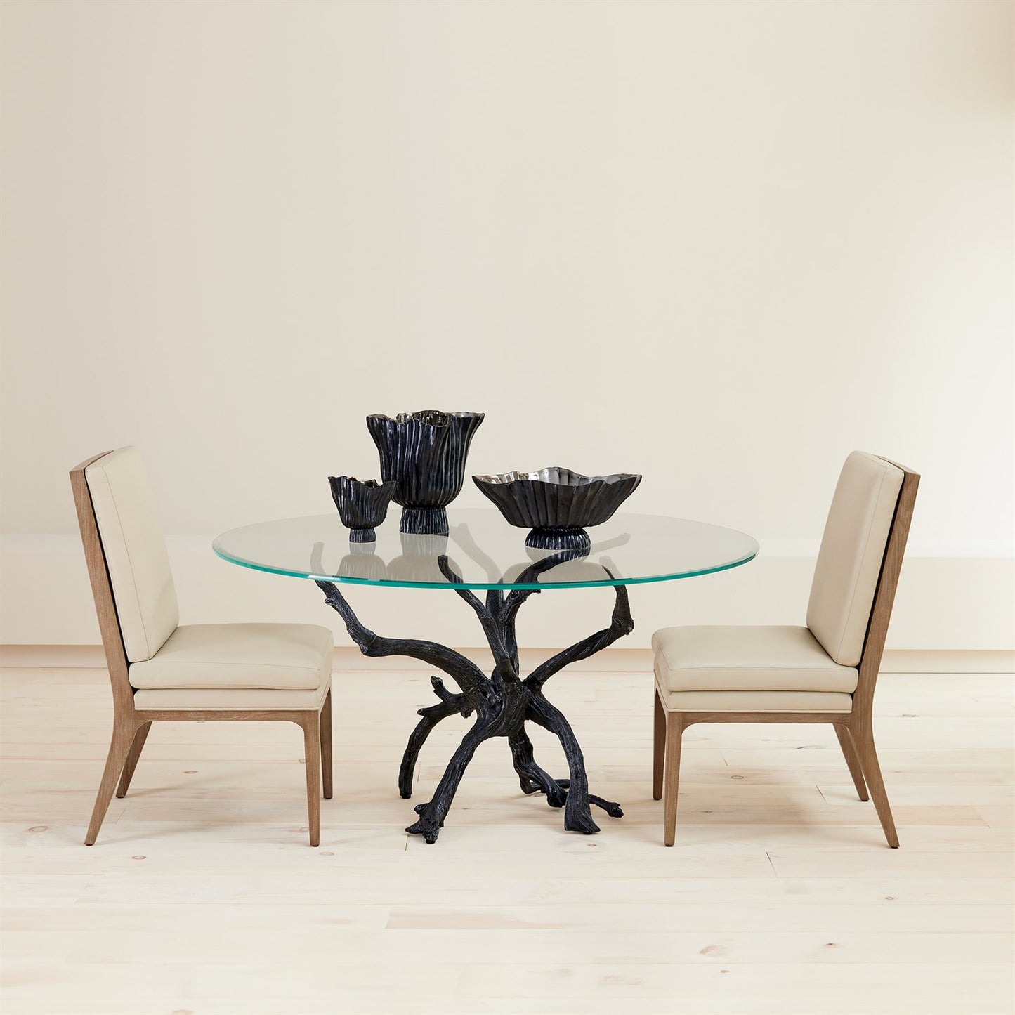 Monterey 60"Dia Dining Table - Natural Iron