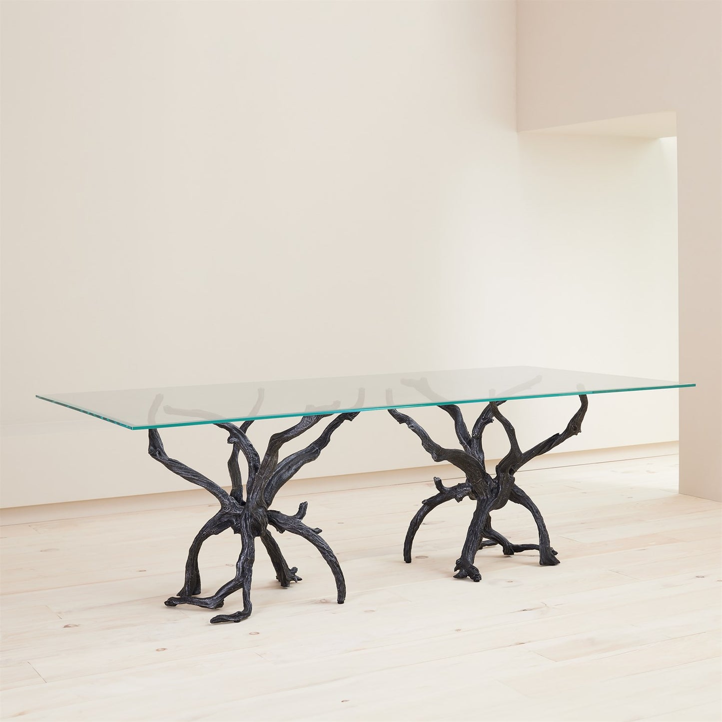 Monterey Rectangle 96" Dining Table - Natural Iron