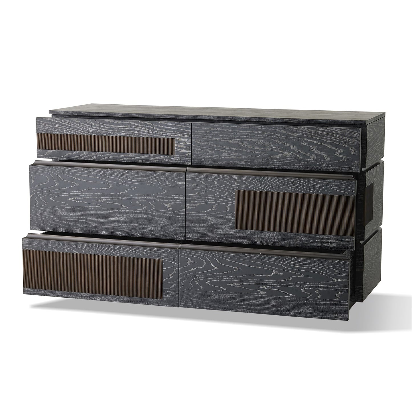 Brazil Dresser-Black Cerused Oak