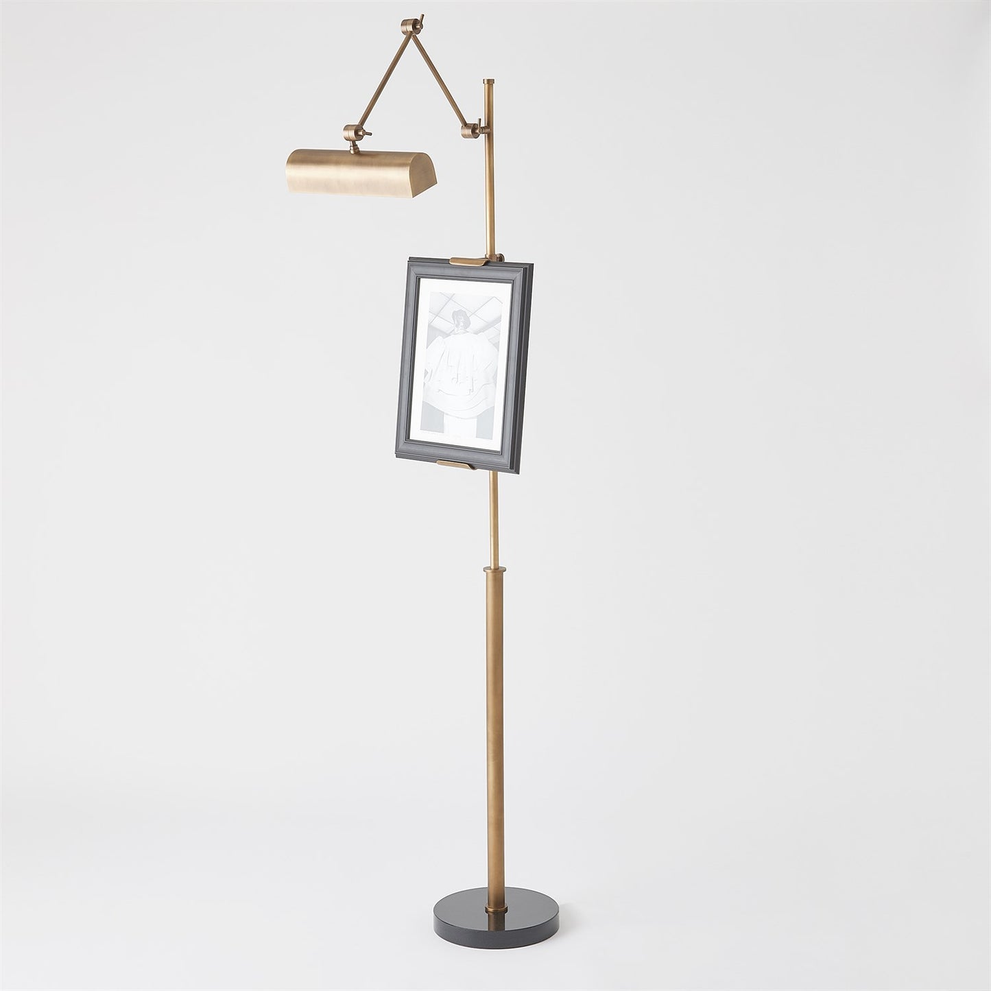 Display Floor Lamp - Brass