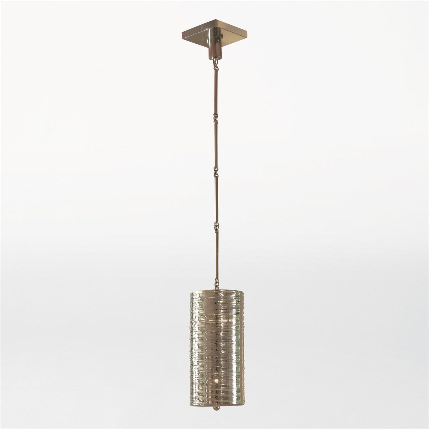 Coil Single Pendant - Polished Nickel