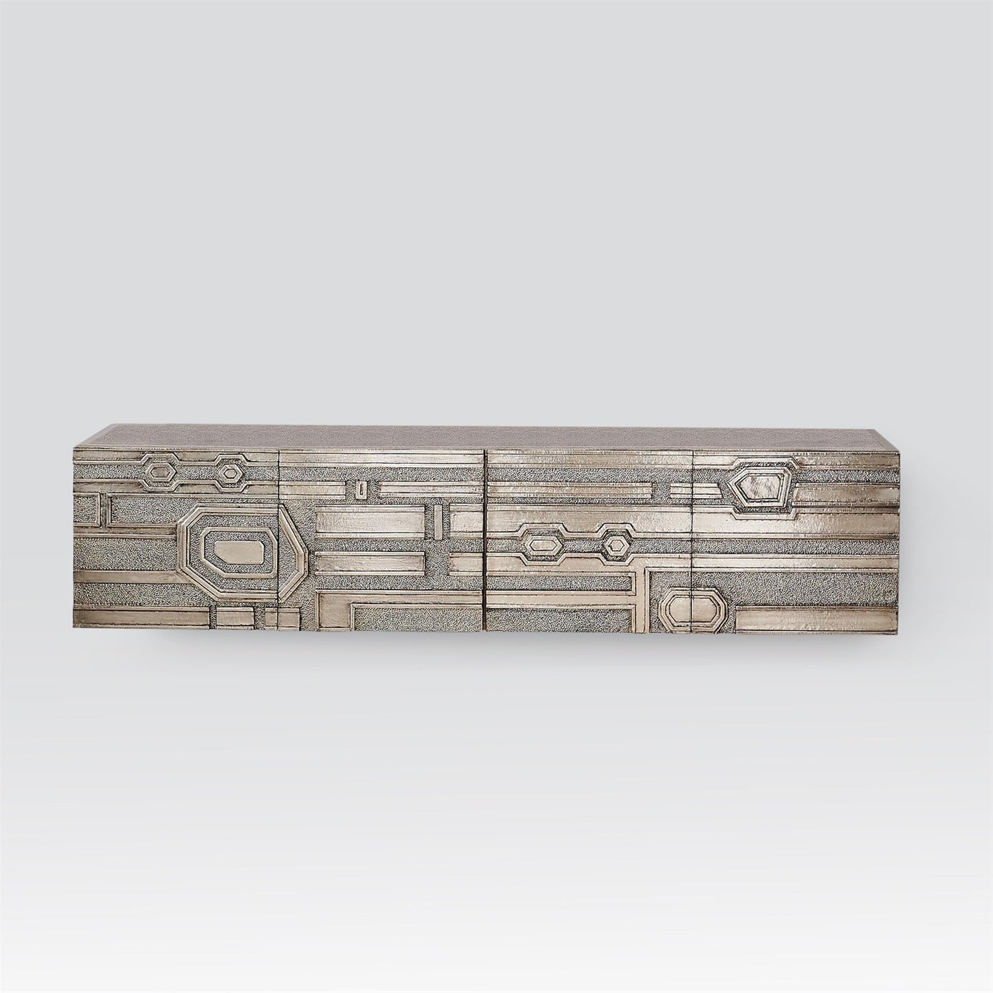 Abstract Block Cabinet - Grey