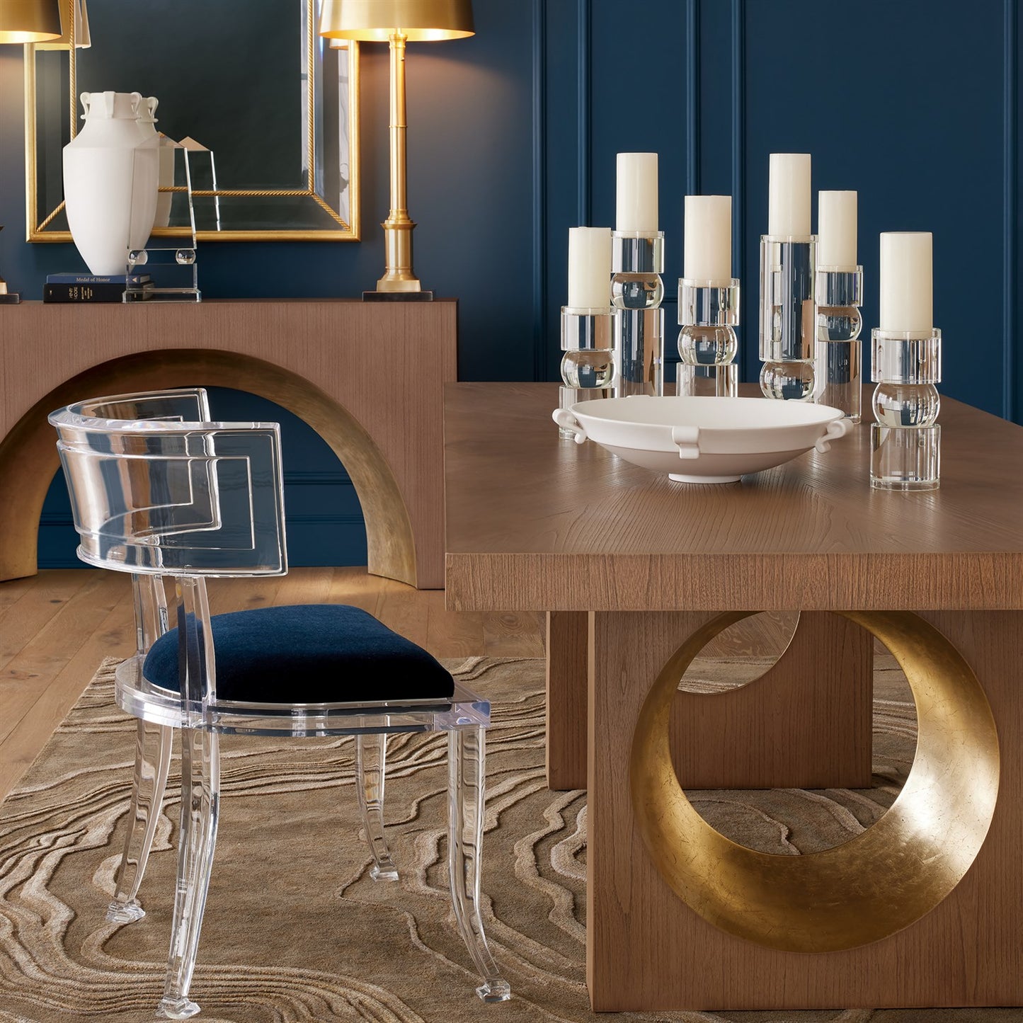 Arches Console - Nutmeg / Champagne