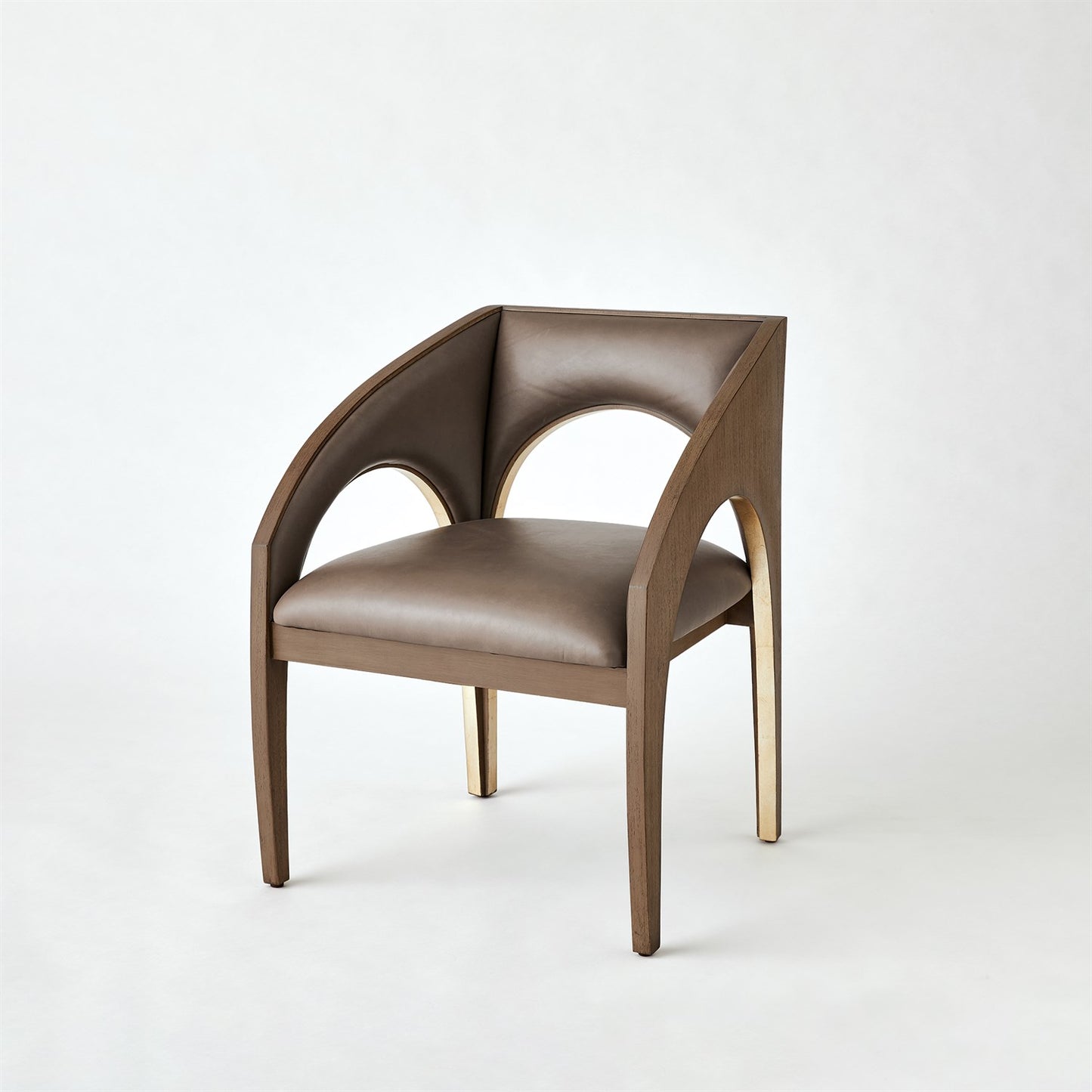 Arches Dining Chair - Nutmeg / Champagne