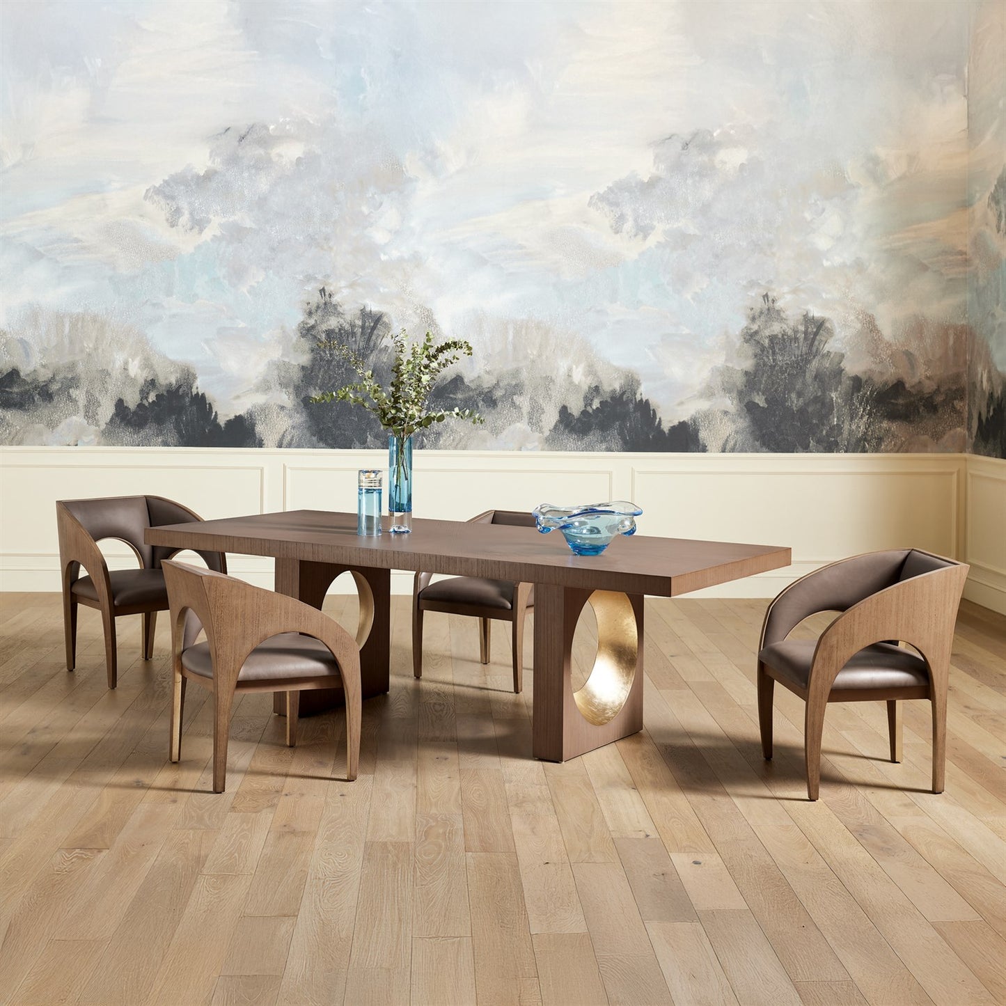 Arches Dining Chair - Nutmeg / Champagne