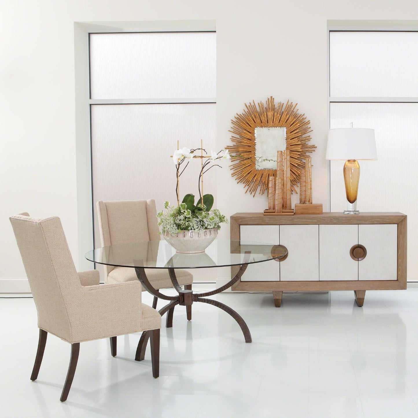 Soleil 45" Mirror-Gold Leaf