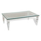 Acrylic & Glass 48" Coffee Table - Rectangular - Grats Decor Interior Design & Build Inc.
