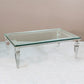 Acrylic & Glass 48" Coffee Table - Rectangular - Grats Decor Interior Design & Build Inc.