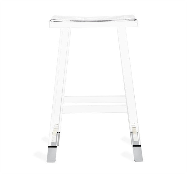 Reva Counter Stool - Nickel - Grats Decor Interior Design & Build Inc.