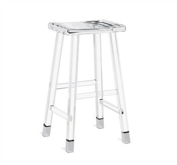 Reva Bar Stool - Nickel - Grats Decor Interior Design & Build Inc.