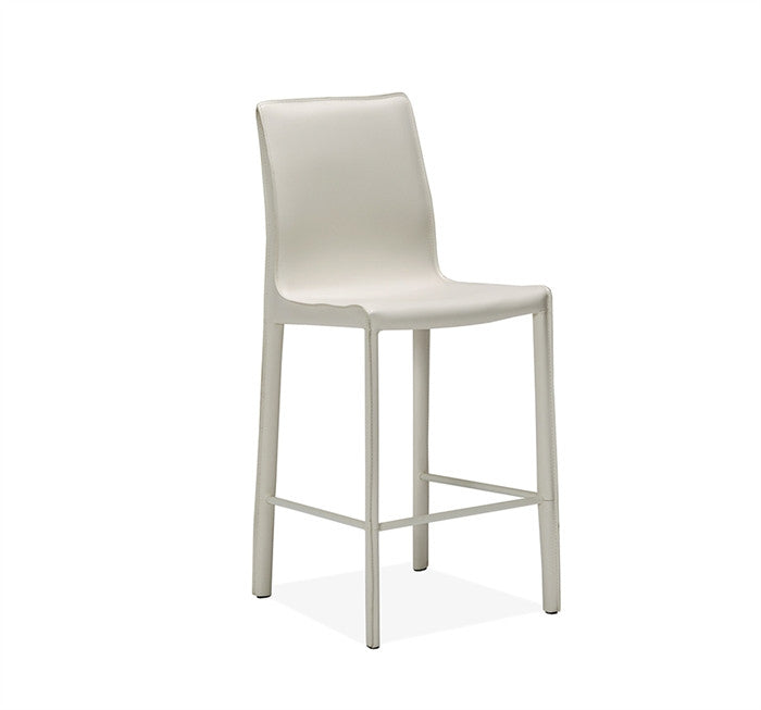 Jada Counter Stool - White - Grats Decor Interior Design & Build Inc.