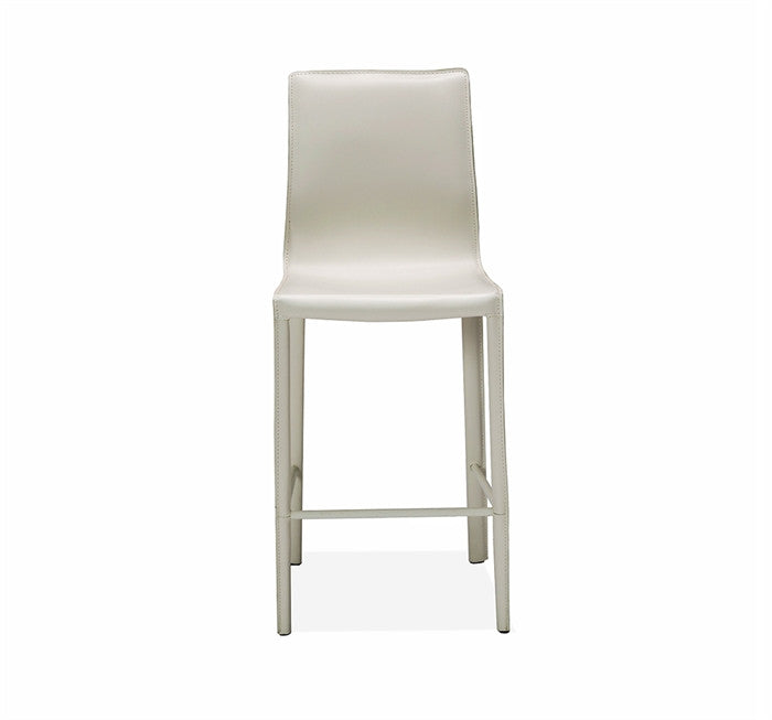 Jada Counter Stool - White - Grats Decor Interior Design & Build Inc.