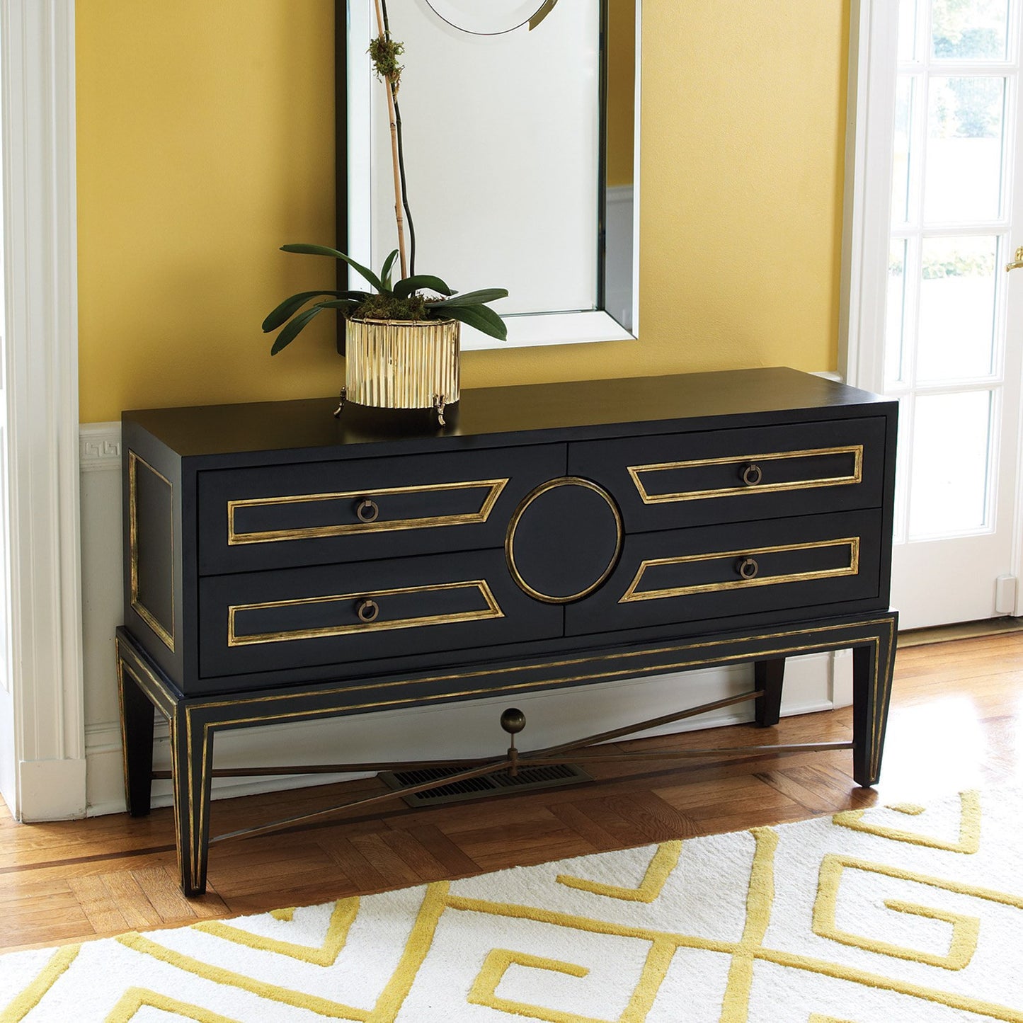Collector's 56" Console - Black - Grats Decor Interior Design & Build Inc.