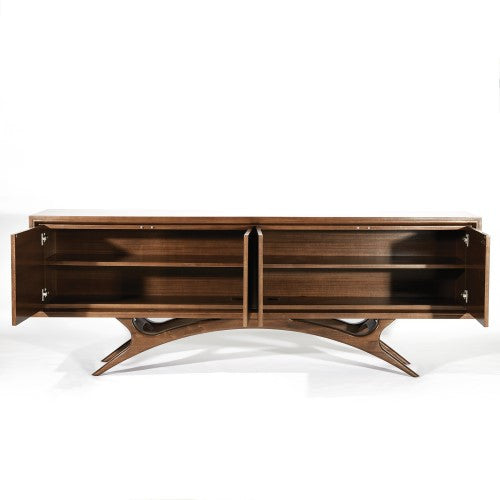 Swoop 88" Cabinet - Dark - Grats Decor Interior Design & Build Inc.