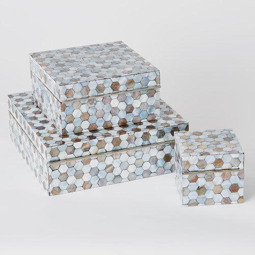 Mother of Pearl Boxes - Grats Decor Interior Design & Build Inc.