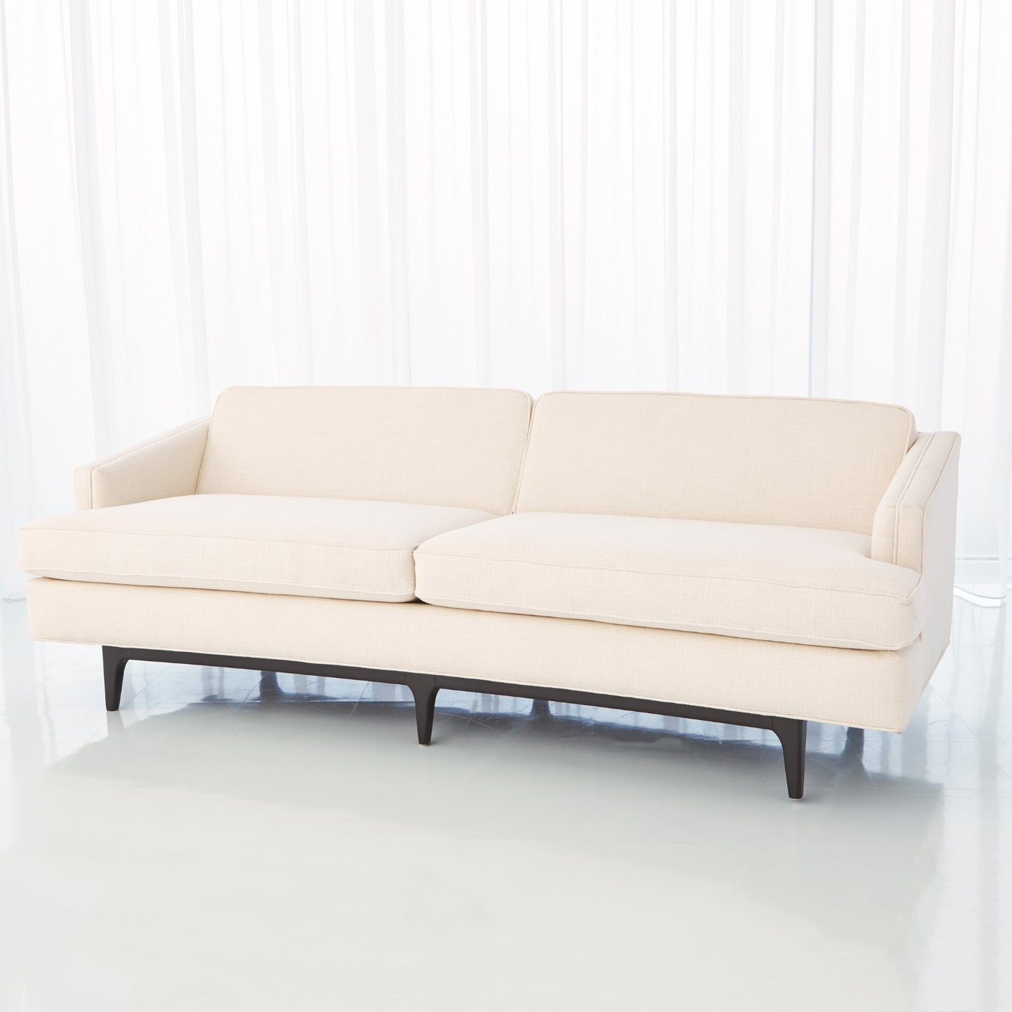 Crescent 90" Sofa - COM - Grats Decor Interior Design & Build Inc.