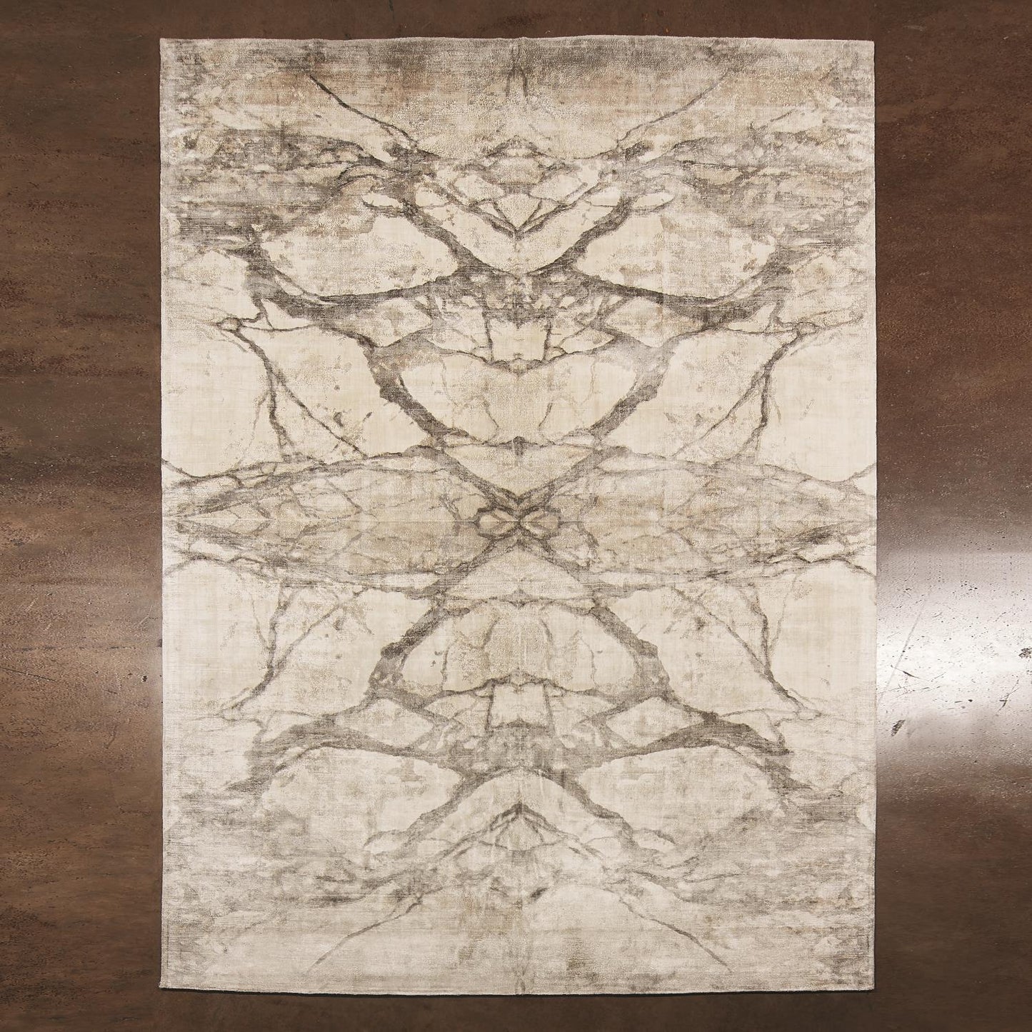 Mirror Match Marble Rug - Neutrals - Grats Decor Interior Design & Build Inc.