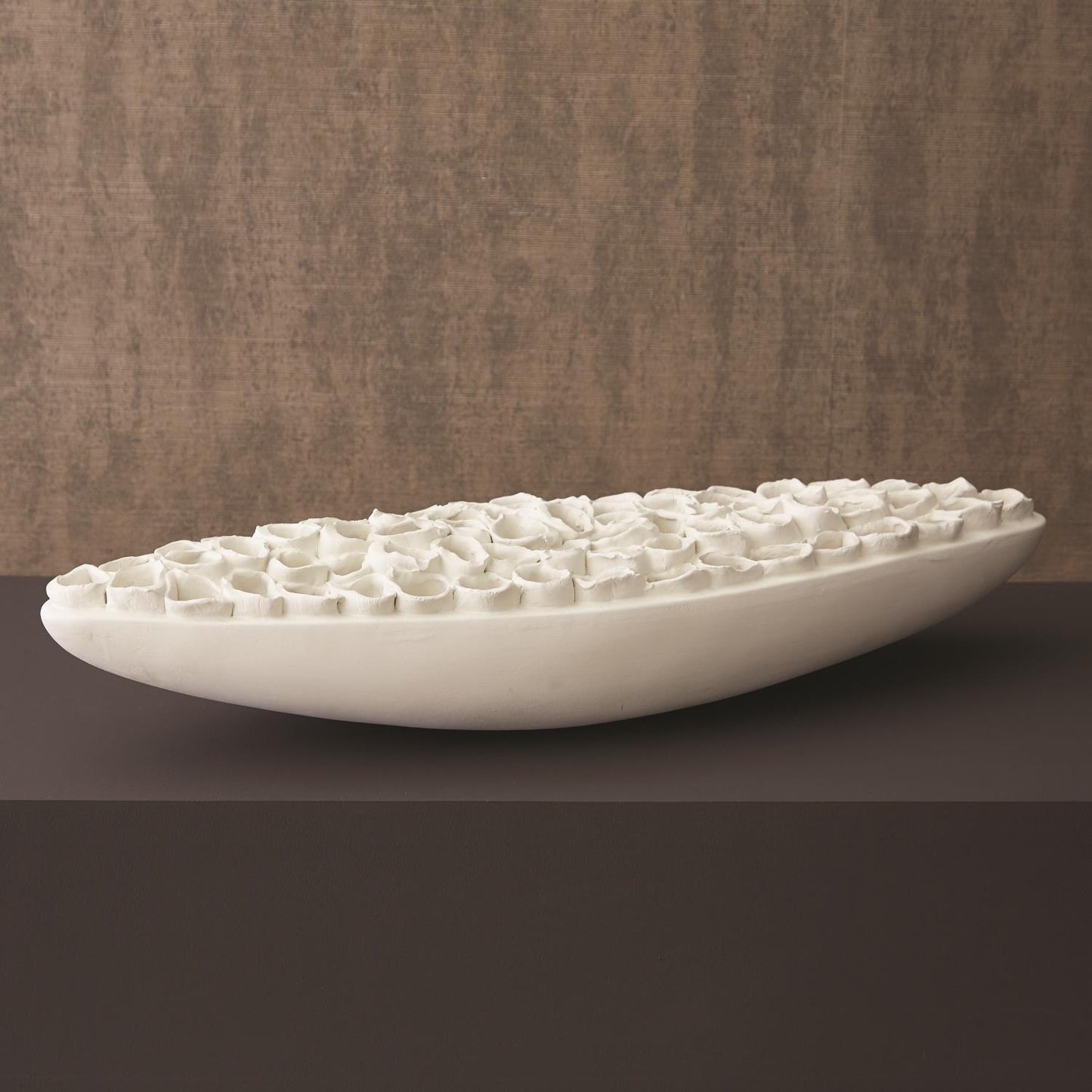 Reef Centerpiece - Matte White - Grats Decor Interior Design & Build Inc.