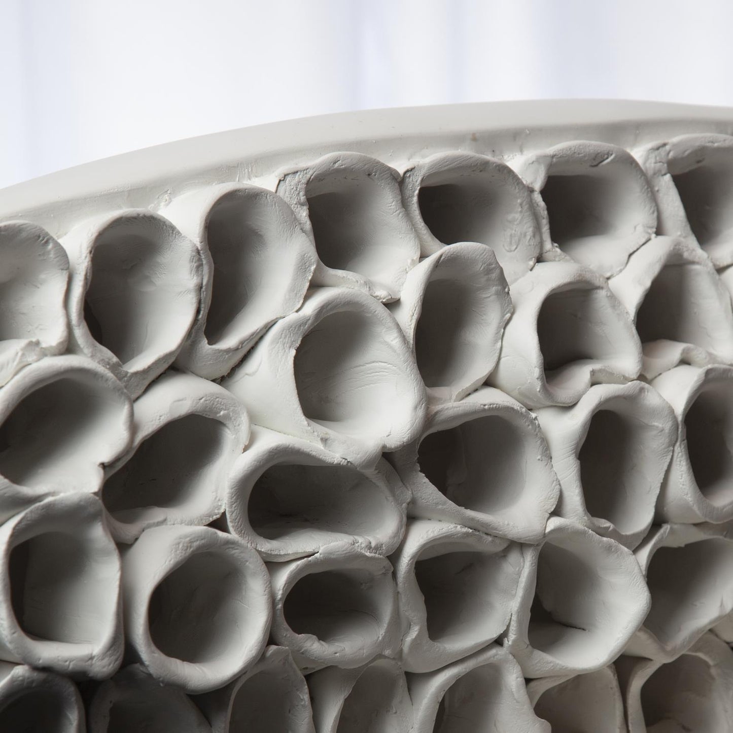 Reef Centerpiece - Matte White - Grats Decor Interior Design & Build Inc.