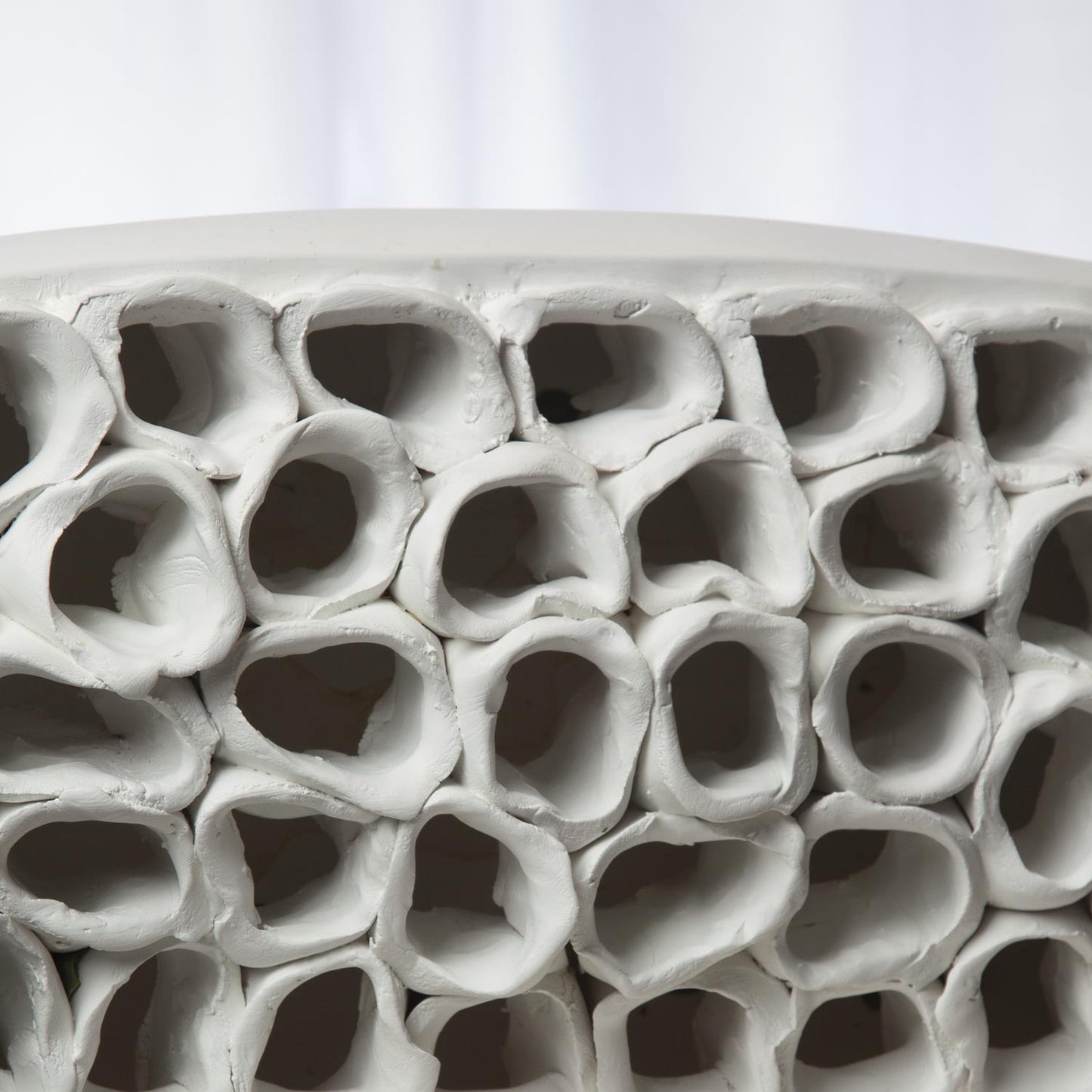 Reef Centerpiece - Matte White - Grats Decor Interior Design & Build Inc.