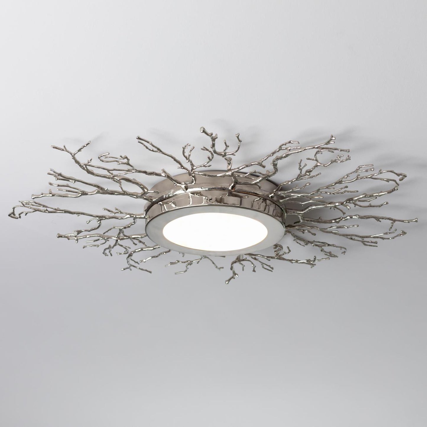 Twig Ceiling Fixture - Nickel - Grats Decor Interior Design & Build Inc.