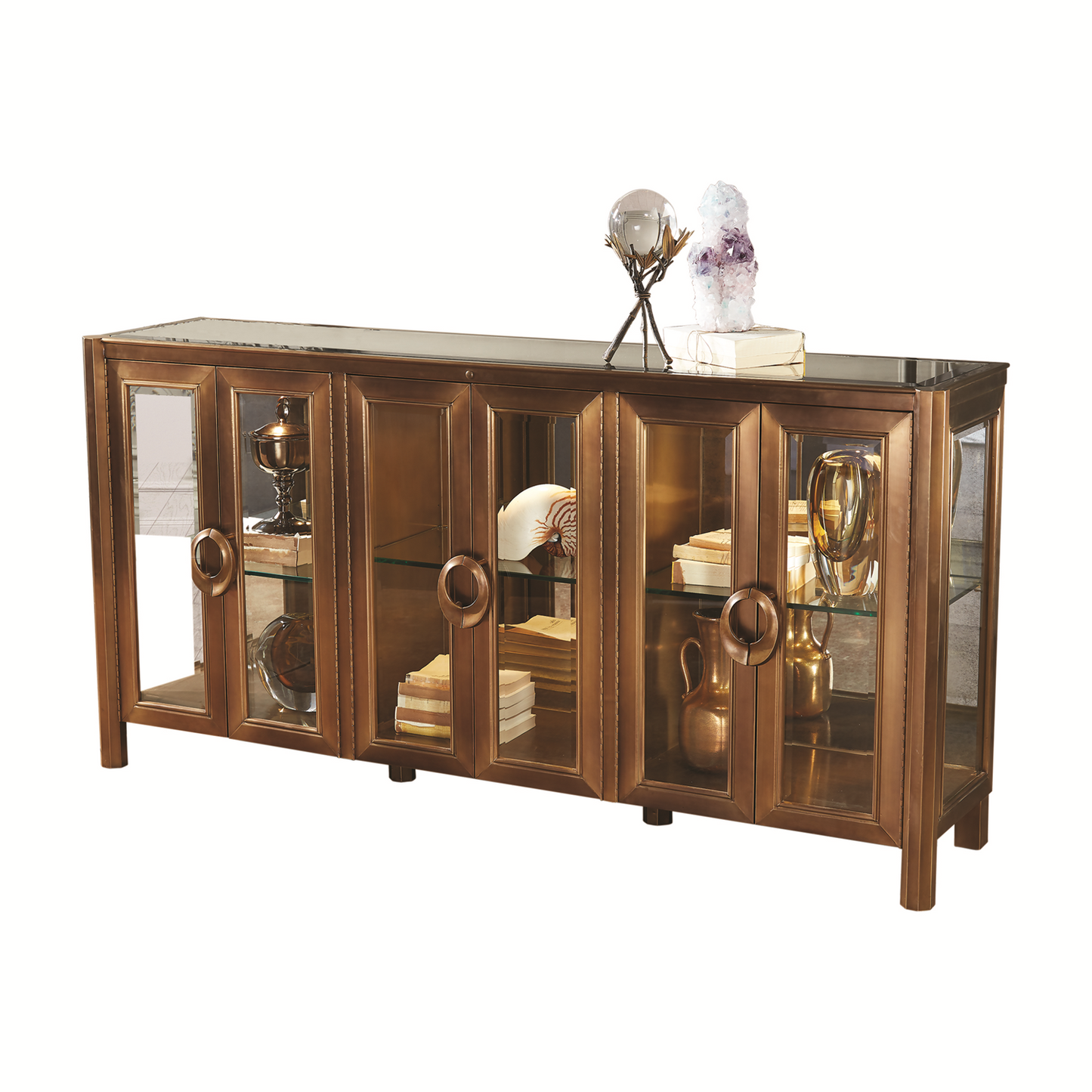 Apothecary Console Cabinet - Grats Decor Interior Design & Build Inc.