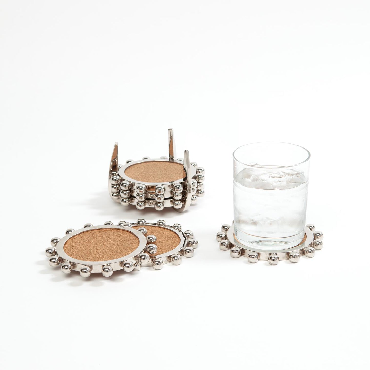 Starburst Crown Coasters - Nickel