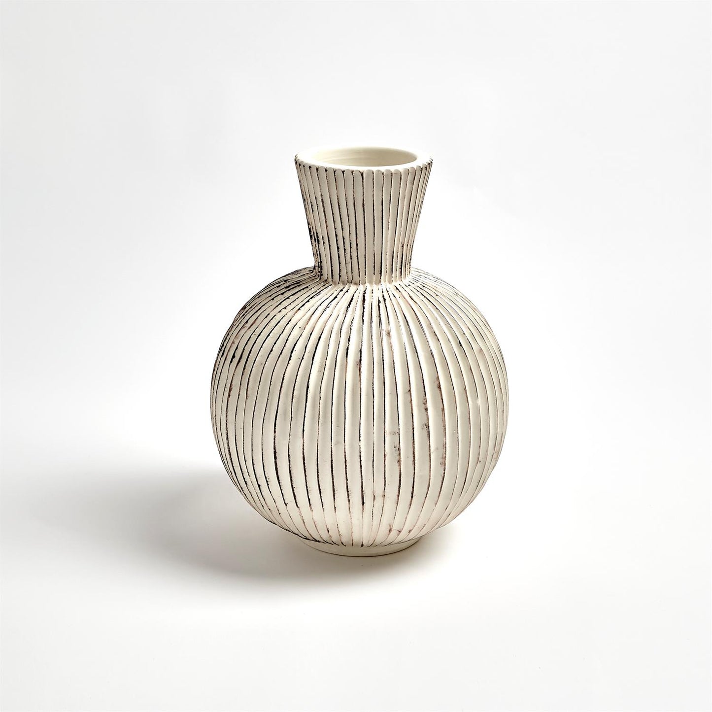Furrow Sphere Vase - Grats Decor Interior Design & Build Inc.