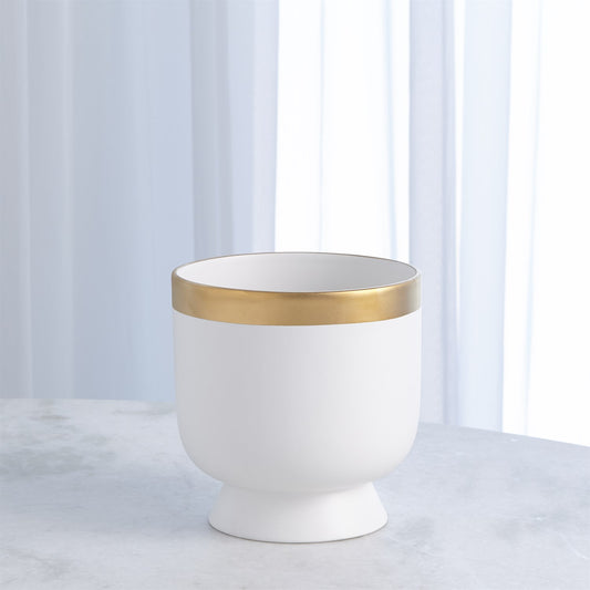 Barbara Barry Modern Gold Banded Vase
