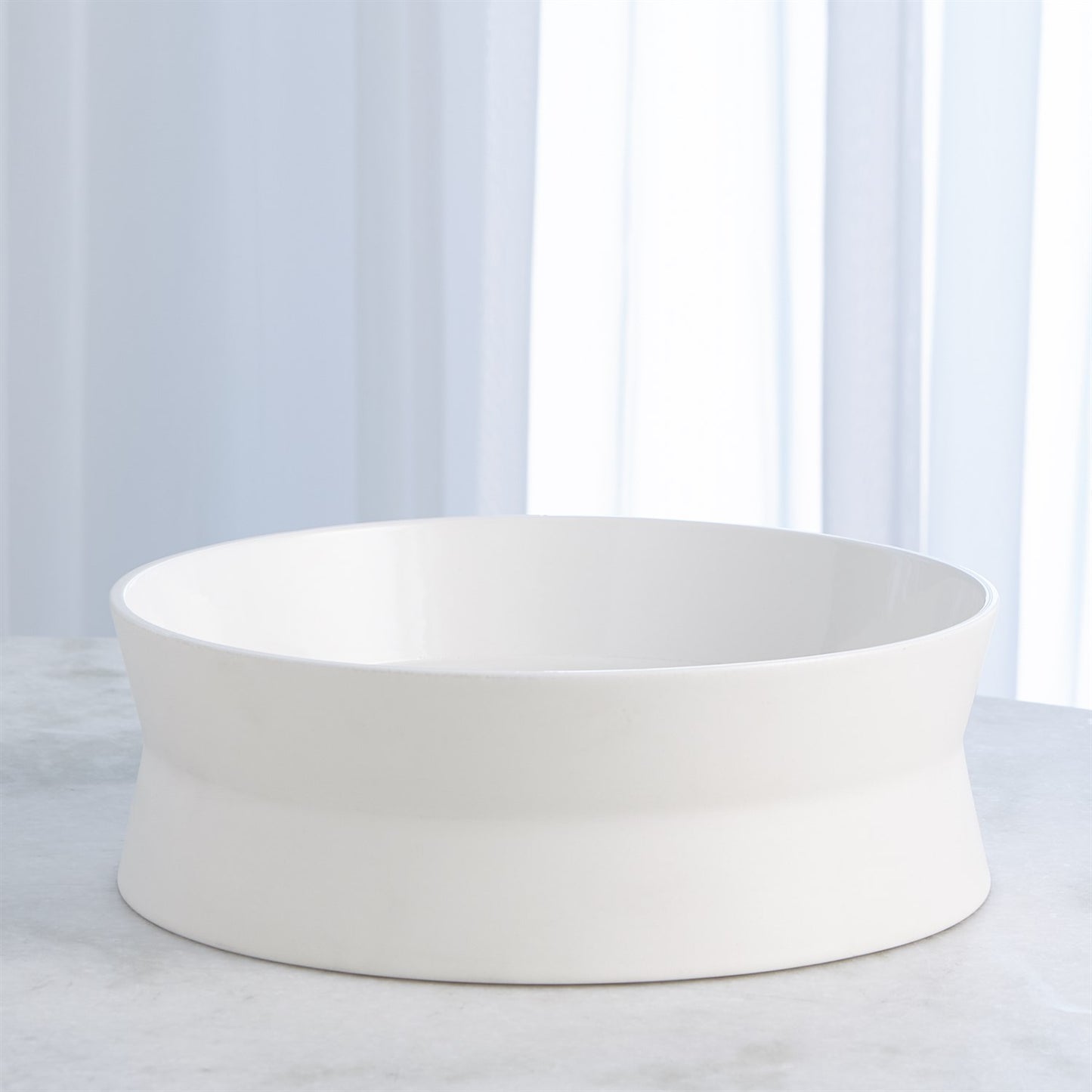 Barbara Barry Encircle Scored Bowl - Chalk - 2 sizes