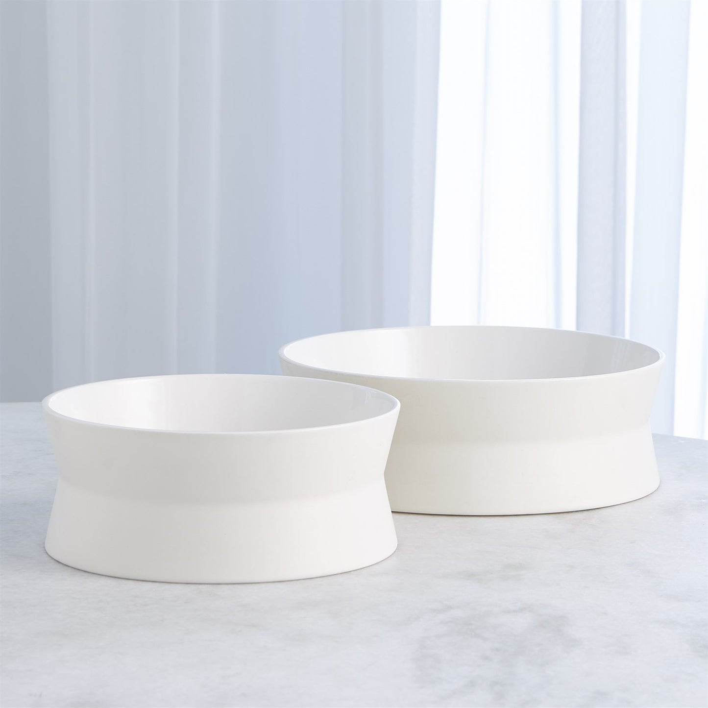 Barbara Barry Encircle Scored Bowl - Chalk - 2 sizes