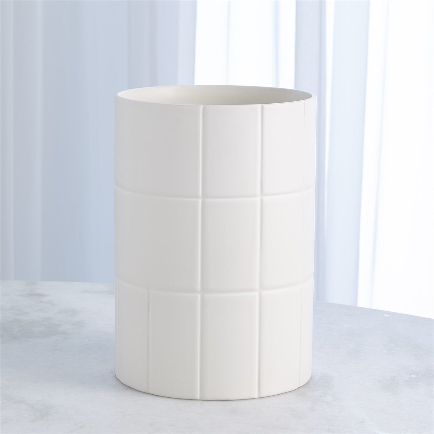 Barbara Barry Encircle Vase - Chalk - 2 sizes
