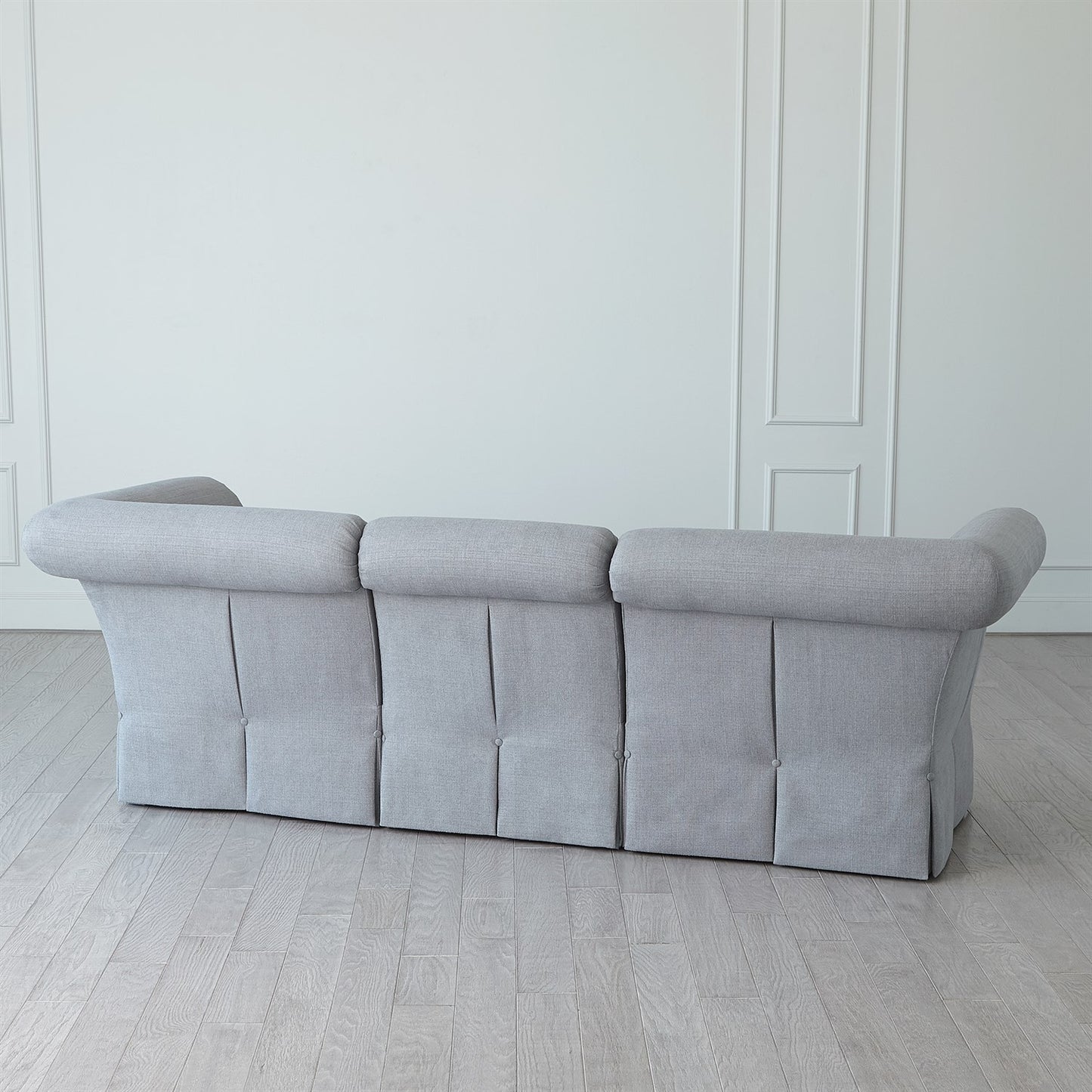 Slipper Sectional - Corner Section - Heather Grey