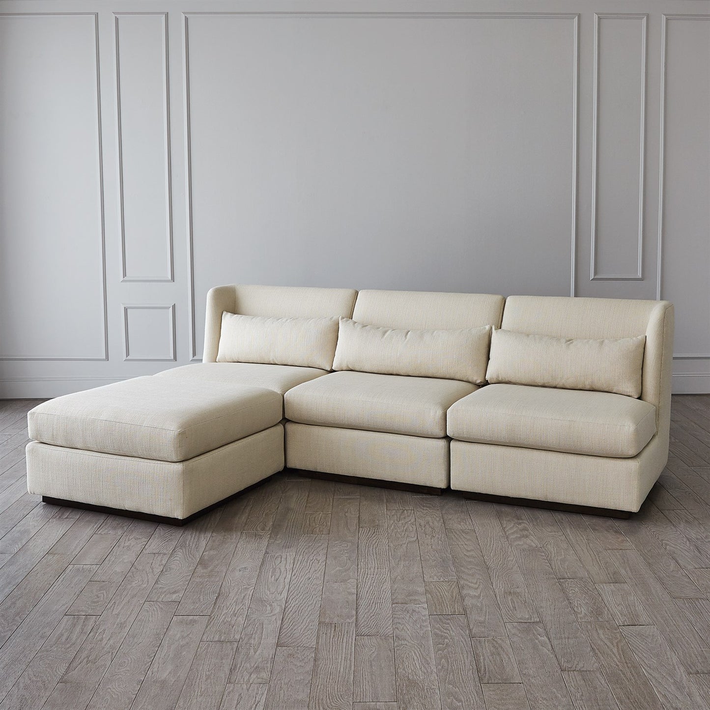 Alder Sectional - Left Arm Section - Moonstone