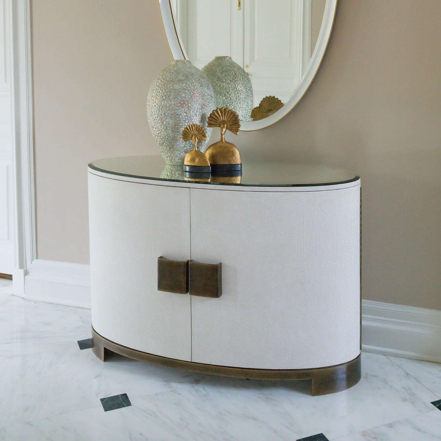 Ellipse Sideboard - Grats Decor Interior Design & Build Inc.