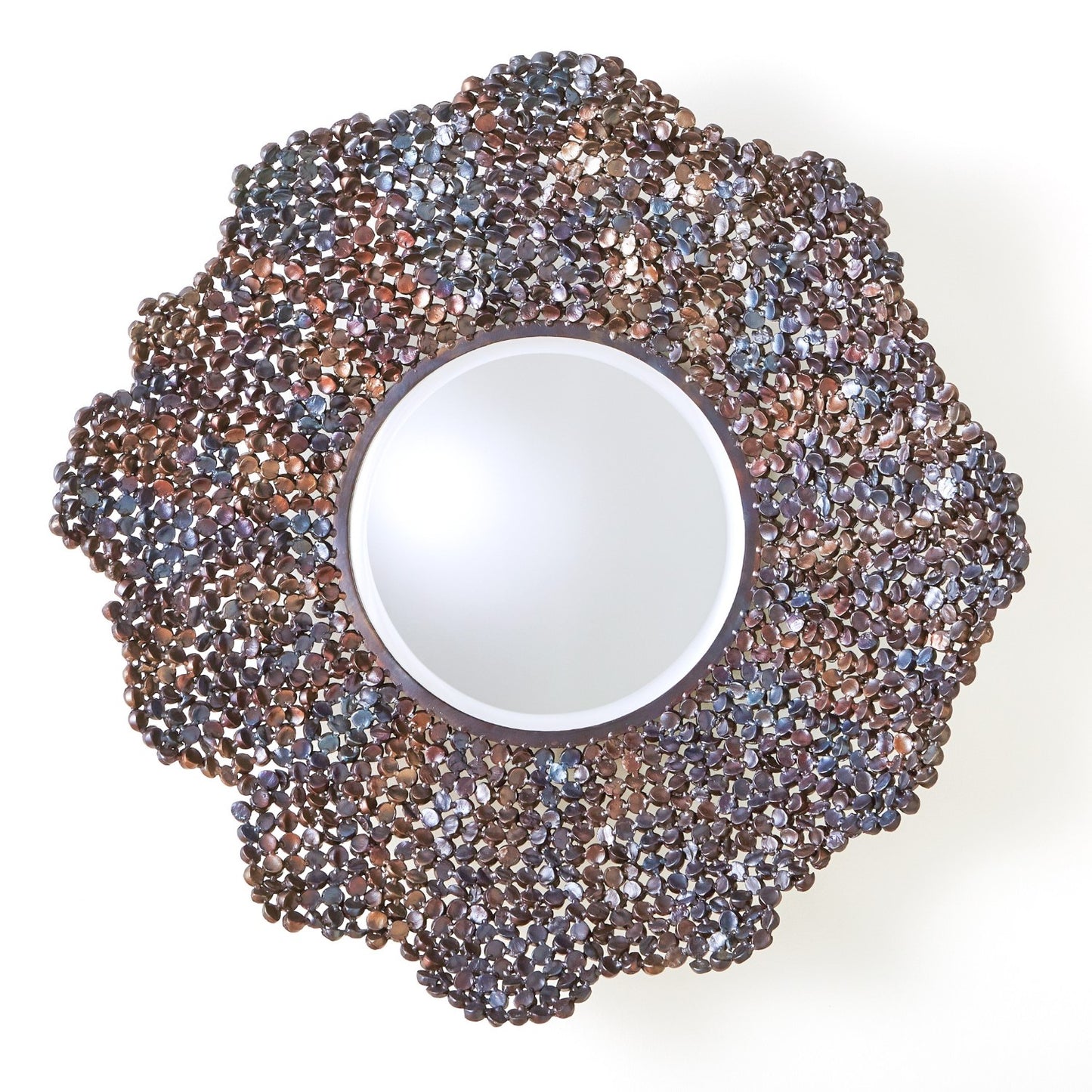 Nugget Mirror - Torched - Grats Decor Interior Design & Build Inc.