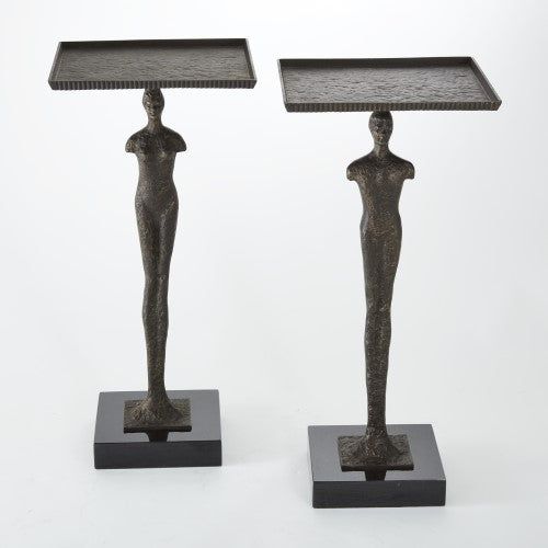 Modern Man Side Table - Grats Decor Interior Design & Build Inc.