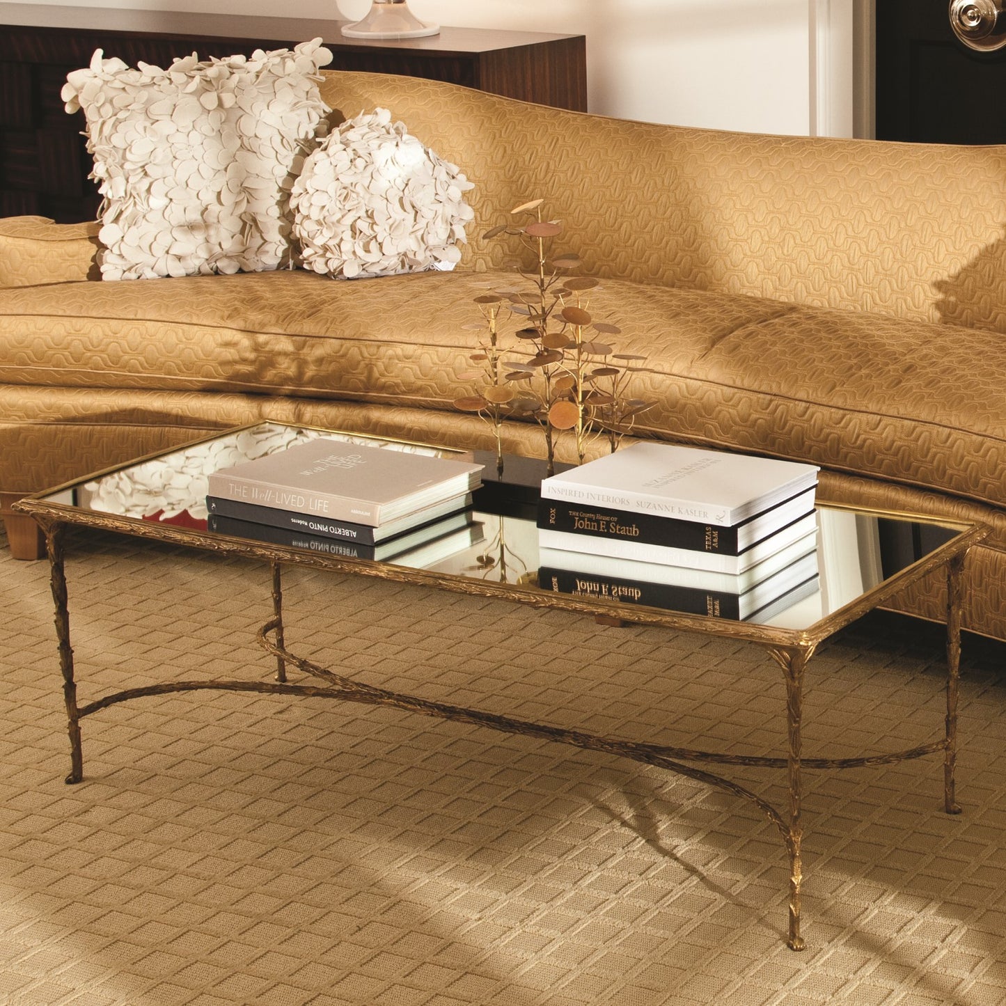 Organic 52" Coffee Table - Rectangular - Grats Decor Interior Design & Build Inc.