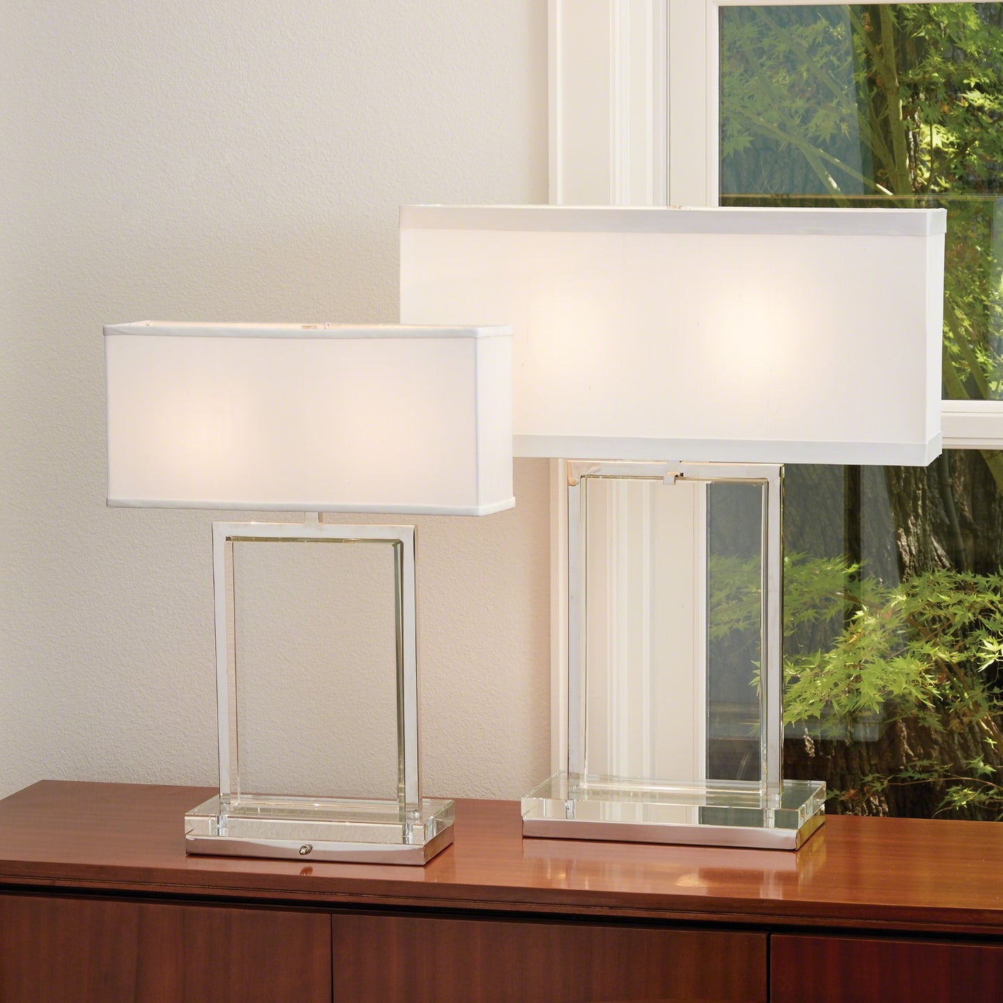 Crystal Slab Table Lamp - Grats Decor Interior Design & Build Inc.