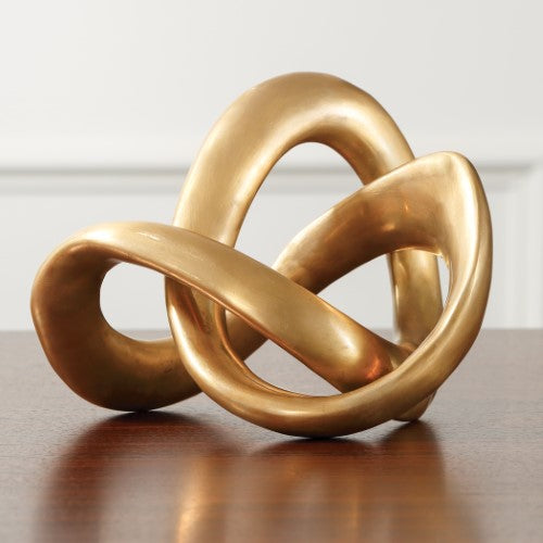 I'm Twisted Sculpture - Brass – Grats Decor Interior Design & Build Inc.