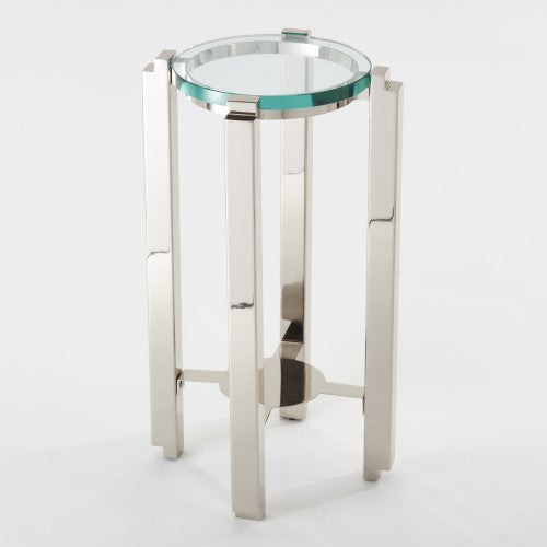 Metro 14"Dia Side Table - Grats Decor Interior Design & Build Inc.