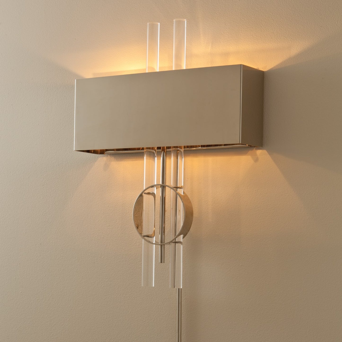 Radio City Electrified Wall Sconce - Nickel - Grats Decor Interior Design & Build Inc.