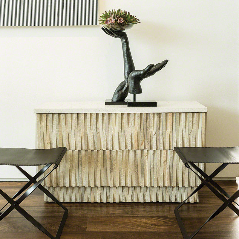 Teeter Totter 55" Console Table - Grats Decor Interior Design & Build Inc.