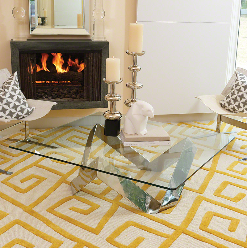 Bendy Ribbon 49" Cocktail Table - Grats Decor Interior Design & Build Inc.
