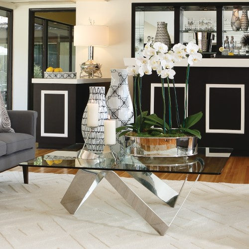Bendy Ribbon 49" Cocktail Table - Grats Decor Interior Design & Build Inc.