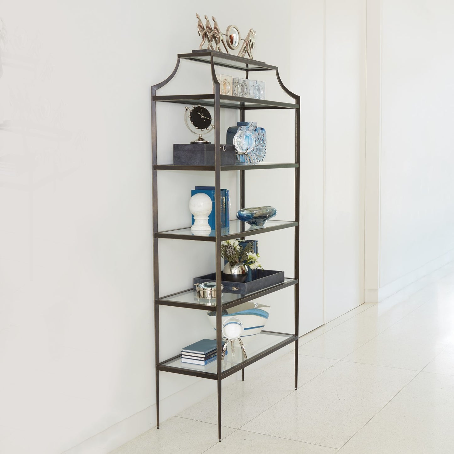 Lescot Etagere - Bronze - Grats Decor Interior Design & Build Inc.