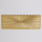 Linen Fold Cabinet - Brass - Grats Decor Interior Design & Build Inc.