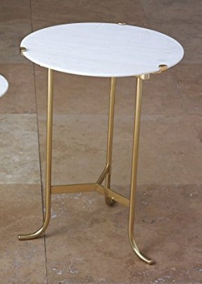 Plié Table - 2 sizes - Brass - Grats Decor Interior Design & Build Inc.