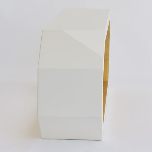 Facet 90" Console - Gold Leaf - Grats Decor Interior Design & Build Inc.