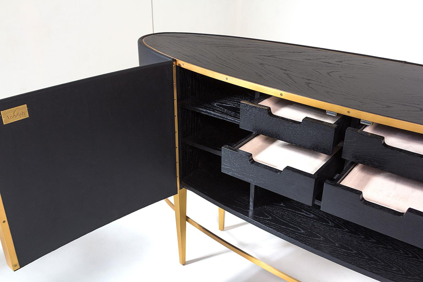 Ellipse Sideboard - Ebony - Grats Decor Interior Design & Build Inc.